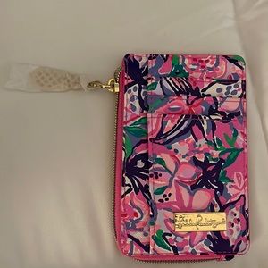 New Lilly Pulitzer zippered Card holder wallet